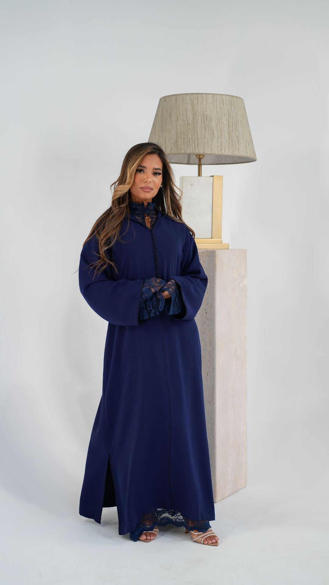 Jellaba Inaya - Bleu Marine