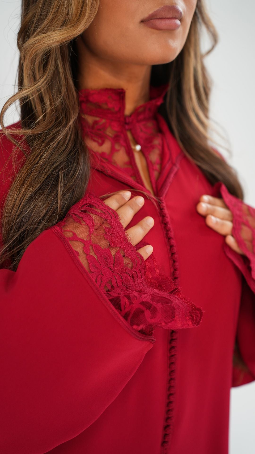 Jellaba Inaya - Rouge